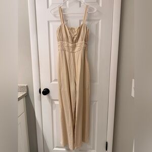 Elegant Cream Jumpsuit